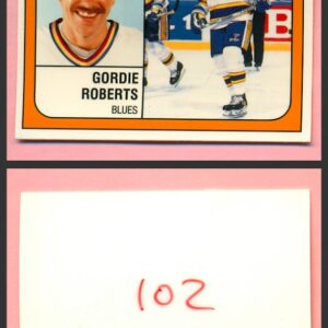 1988 PANINI 1 of 1 PROOF #102-Gordie Roberts