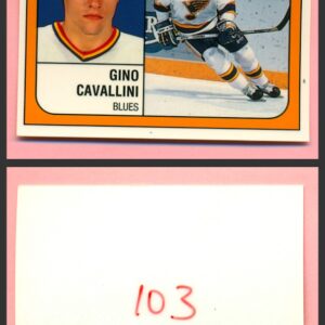 1988 PANINI 1 of 1 PROOF #103-Gino Cavallini