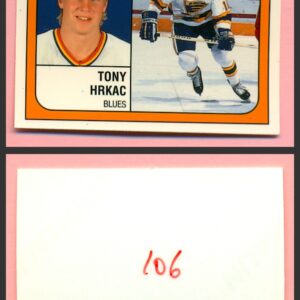 1988 PANINI 1 of 1 PROOF #106-Tony Hrkac