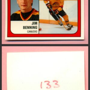 1988 PANINI 1 of 1 PROOF #133-Jim Benning
