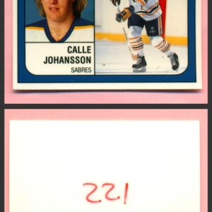 1988 PANINI 1 of 1 PROOF #221-Calle Johansson