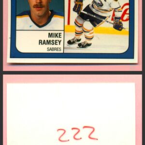 1988 PANINI 1 of 1 PROOF #222-Craig Ramsay