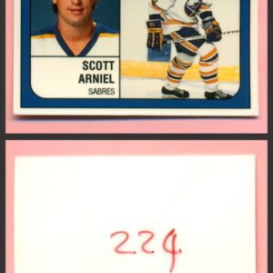 1988 PANINI 1 of 1 PROOF #224-Scott Arniel