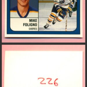 1988 PANINI 1 of 1 PROOF #226-Mike Foligno