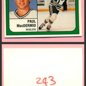 1988 PANINI 1 of 1 PROOF #243-Paul MacDermid