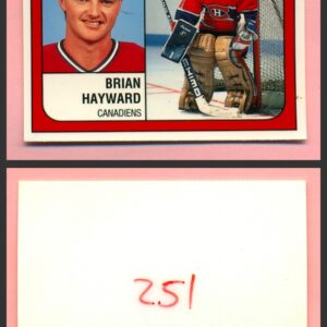 1988 PANINI 1 of 1 PROOF #251-Brian Hayward