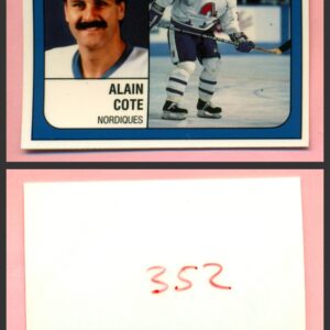 1988 PANINI 1 of 1 PROOF #352-Alain Cote