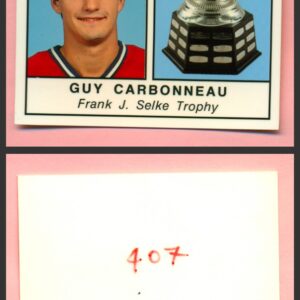 1988 PANINI 1 of 1 PROOF #407-Guy Carbonneau