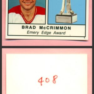 1988 PANINI 1 of 1 PROOF #408-Brad McCrimmon