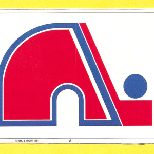 1991 PANINI Super #A- Nordiques Logo