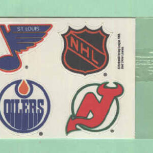 1988 Post #3- Blues NHL Oilers Devils Logo