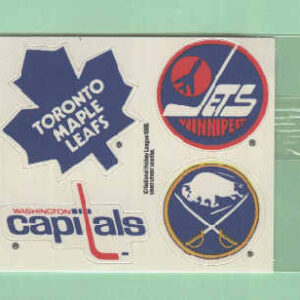 1988 Post #5- Maple Leafs Jets Capitals Sabres Logo