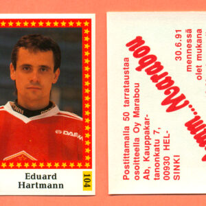 1991 Semic Finland #104-Eduard Hartmann