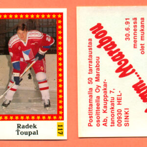 1991 Semic Finland #117-Radek Toupal