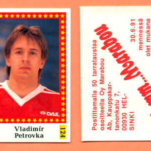 1991 Semic Finland #124-Vladimir Petrovka