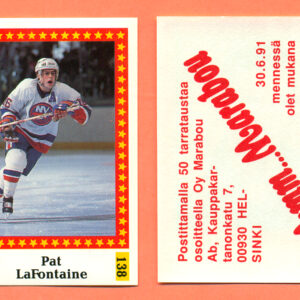 1991 Semic Finland #138-Pat LaFontaine