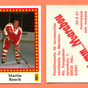 1991 Semic Finland #186-Martin Rauch