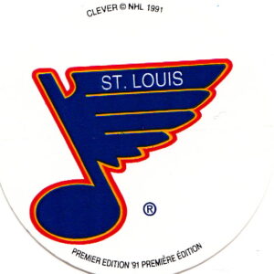 1991 Clever #19- Blues Logo