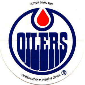 1991 Clever #20- Oilers Logo