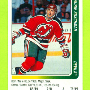 1991 PANINI #215-Laurie Boschman