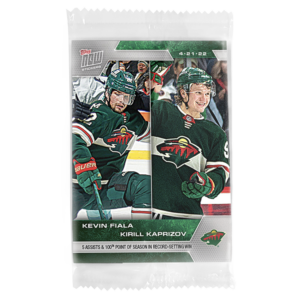 2021-22 Topps NOW  #421- Kevin Fiala 2 / Kirill Kaprizov 7 (1 of 335)