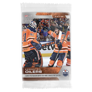 2021-22 Topps NOW  #422- Edmonton Oilers 2 (1 of 165)