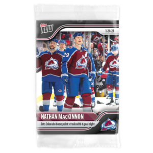 2023-24 TOPPS NOW  #96- Nathan MacKinnon 4 (1 of 186)