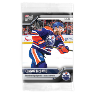 2023-24 TOPPS NOW  #120- Connor McDavid 6 (1 of 370)