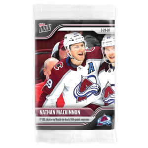 2023-24 TOPPS NOW  #133- Nathan MacKinnon 6 (1 of 173)