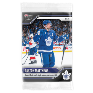 2023-24 TOPPS NOW  #160- Auston Matthews 10 (1 of 298)