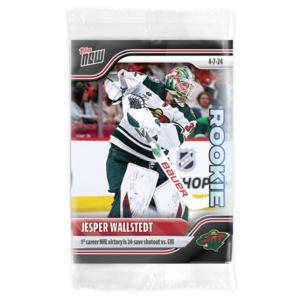 2023-24 TOPPS NOW  #167- Jesper Wallstedt (1 of 403)
