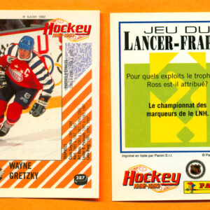 1992 PANINI French #287-Wayne Gretzky