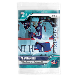 2023-24 TOPPS NOW /10 Blue Ice Parallel #16- Adam Fantilli 2 (1 of 10)