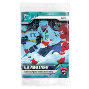 2023-24 TOPPS NOW /10 Blue Ice Parallel  #25- Aleksander Barkov (1 of 10)