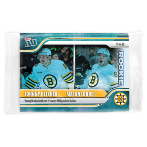 2023-24 TOPPS NOW /10 Blue Ice Parallel  #30- Johnny Beecher/ Mason Lorei (1 of 10)