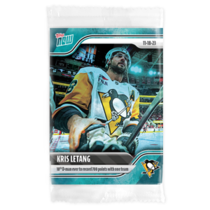 2023-24 TOPPS NOW /10 Blue Ice Parallel  #40- Kris Letang (1 of 10)