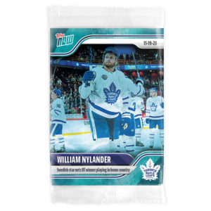 2023-24 TOPPS NOW /10 Blue Ice Parallel  #42- William Nylander (1 of 10)