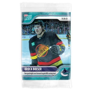 2023-24 TOPPS NOW /10 Blue Ice Parallel  #47- Brock  Boeser (1 of 10)