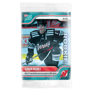 2023-24 TOPPS NOW /10 Blue Ice Parallel  #51- Simon Nemec (1 of 10)