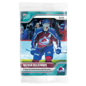 2023-24 TOPPS NOW /10 Blue Ice Parallel  #54- Nathan MacKinnon (1 of 10)