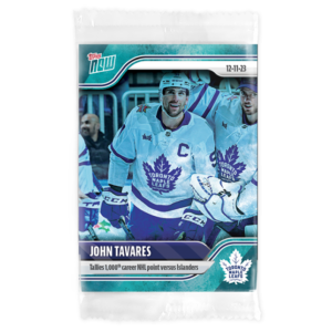 2023-24 TOPPS NOW /10 Blue Ice Parallel  #58- John Tavares (1 of 10)