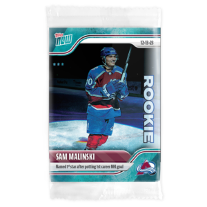 2023-24 TOPPS NOW /10 Blue Ice Parallel  #60- Sam Malinski (1 of 10)