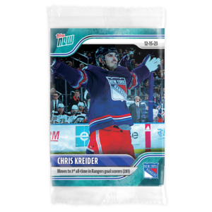 2023-24 TOPPS NOW /10 Blue Ice Parallel  #61- Chris Kreider (1 of 10)