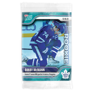 2023-24 TOPPS NOW /10 Blue Ice Parallel  #62- Bobby McMann (1 of 10)
