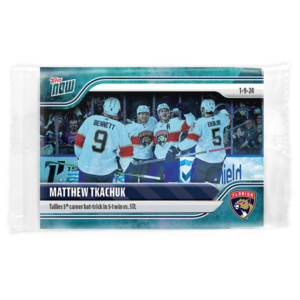 2023-24 TOPPS NOW /10 Blue Ice Parallel  #82- Matthew Tkachuk (1 of 10)