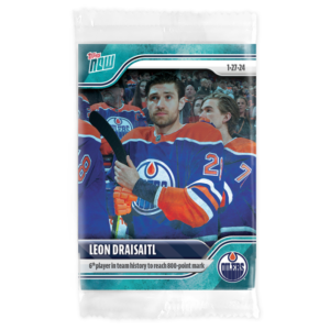 2023-24 TOPPS NOW /10 Blue Ice Parallel  #99- Leon Draisaitl 2 (1 of 10)