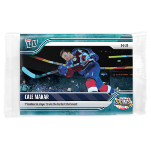 2023-24 TOPPS NOW /10 Blue Ice Parallel  #104- Cale Makar 2 (1 of 10)