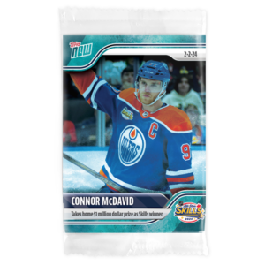 2023-24 TOPPS NOW /10 Blue Ice Parallel  #106- Connor McDavid 5 (1 of 10)