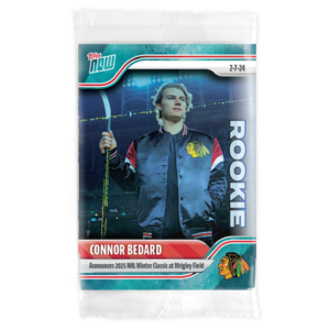 2023-24 TOPPS NOW /10 Blue Ice Parallel  #114- Connor Bedard 11 (1 of 10)