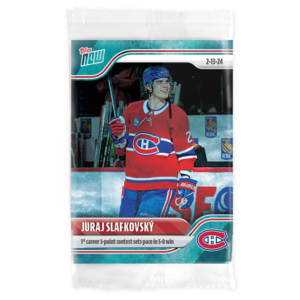 2023-24 TOPPS NOW /10 Blue Ice Parallel  #119- Juraj Slafkovsky (1 of 10)